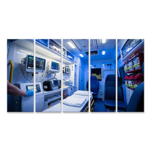 Tableau sur toile ambulance décoration murale cabinet médical