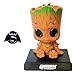 ITUBLE Groot Anime Car Dashboard Decorations Accessories Interior for Men Women Boys Girls, Bobbleheads Figures Bobblehead Dash Board Decor Auto Doll, Home Desk Car Ornaments with Cell Phone Holder