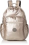 kipling women s seoul baby diaper bag backpack metallic glow one size