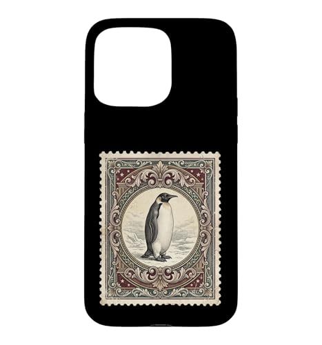 Vintage Penguin Antarctic Wildlife �X�}�z�P�[�X iPhone 15 Pro Max �p