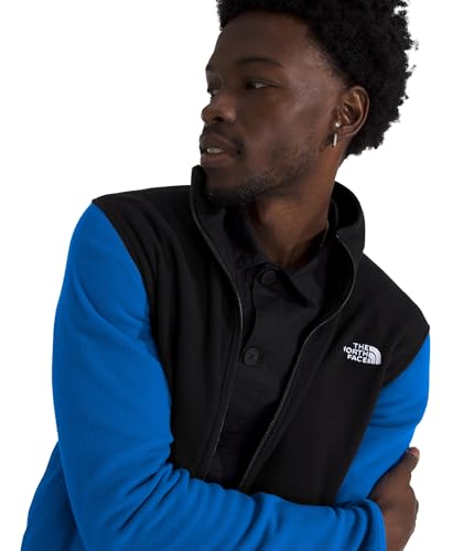 Image of The North Face Men's Glacier Fleece Jacket | Cold Weather Top With Zippered Pockets & Stretch Binding
