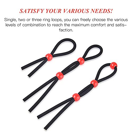 Utimi Silicone Ring, Cock Ring, Sex Toy For Harder Erections, Dual Rings,  Black : Amazon.de: Health & Personal Care