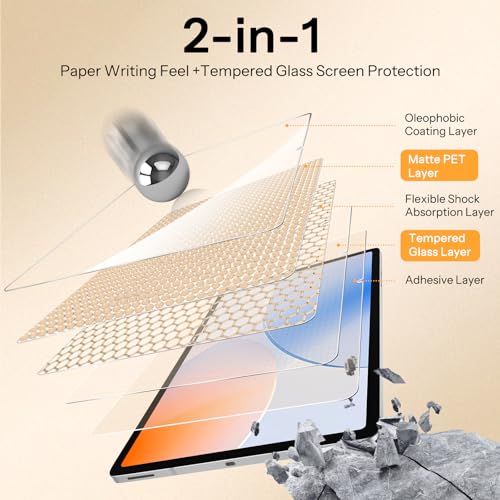Image of SPARIN 13.1'' Paper Screen Protector for Samsung Galaxy Tab S10 FE Plus