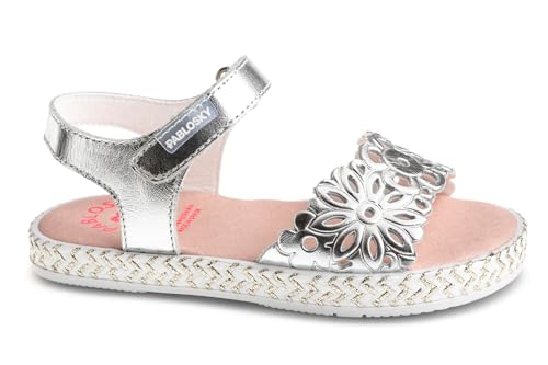 Pablosky Fille Pepa 437250 sandale enfant cuir respirant rose