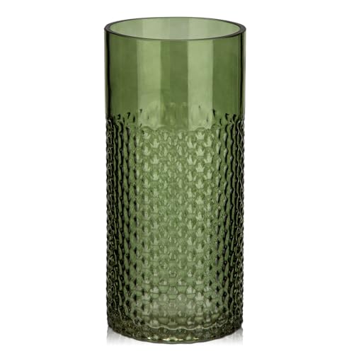 Jarrones Decorativos Modernos Cristal Verde Marca Hollyone