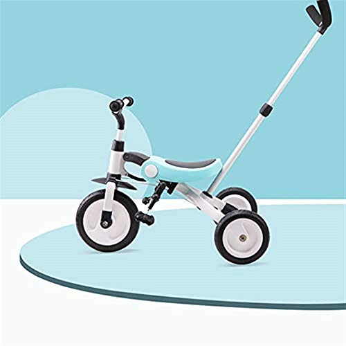 Best Price GWCD-STC Toddler Tricycle 3 in 1 Childrens Folding Tricycle 1 to 6 Years Pleasantly Padde...