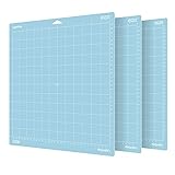 RIZEE LightGrip Cutting Mat for Cricut Maker/Explore Air 2/Air/One (12'x12' 3 Mats) Adhesive Sticky...