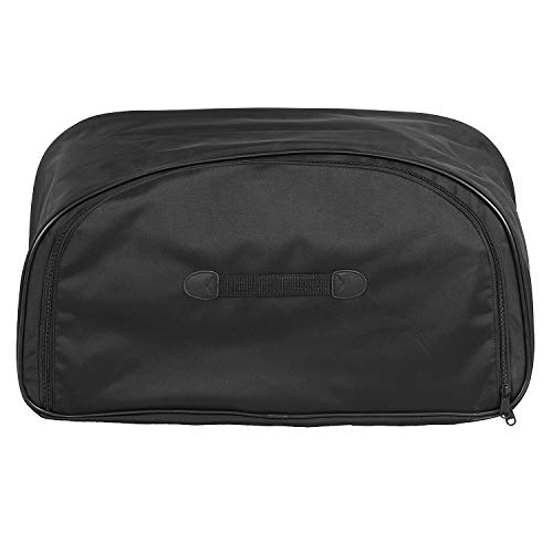 Bolsa de asiento lateral blanda para motocicleta negra compatible con H-onda Goldwing 1800 GL1800 2001-2018 miniatura 5