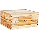 VEVOR Bienenstock-Starterset mit tiefer Box, 100 % mit Bienenwachs beschichtetes natürliches Zedernholz, Zander Beute mit 10 Rahmen und Fundamenten, transparente Bienenfenster aus Acryl