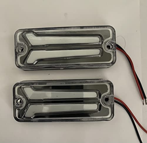 Image of AUTO MT 2PC VAN TRUCK CAR BUS LED LIGHT SIDE PANEL INDICATOR FOR ALL VEHICHLE MARUTI MARUTI 800 ALTO VAN BUS TRUCK MARUTI GYPSY KING (HOCKEY INDICATOR 2PC RAINBOW)