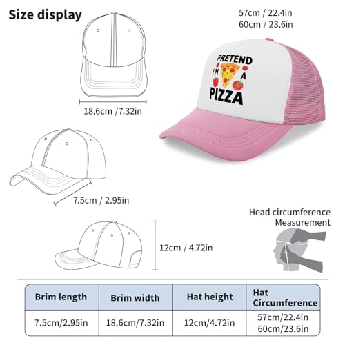 Pizza Time All The Time Sun hat Beach caps for Him4