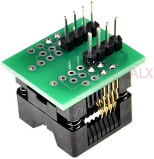 5PCS SOIC8 SOP8 to DIP8 ez Programmer Adapter Socket 150MIL Socket Converter Module Test chip IC 24C02 24C08 24C32 EEPROM