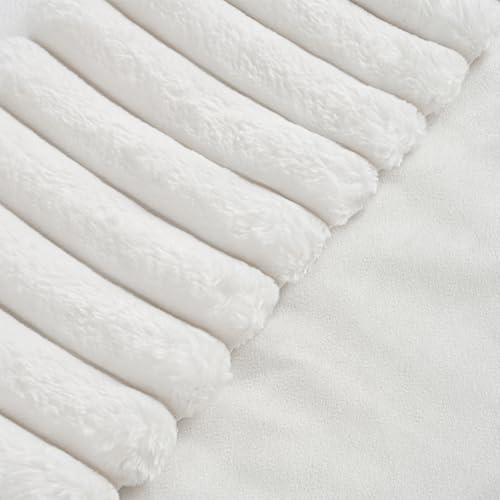 Volcanics ZT026KTD35MIBAIPK2 Set Of 2 Faux Fur Plush Decorative Throw Pillow Covers 18X18 Inches thumb #2