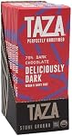 Taza Chocolate Organic Amaze Barre 70% Pierre, Deliciously Dark, 2.5 Ounce (10 Comte), Vegan