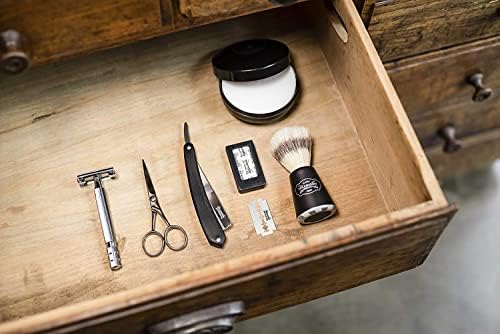 WILKINSON SWORD - Double Edge For Men | Premium Stainless Steel Safety Razor | Razor Handle + 5 Blade Refills