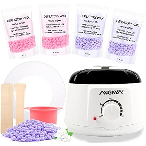 ANGNYA Professional Waxing Kit with Warmer Cover