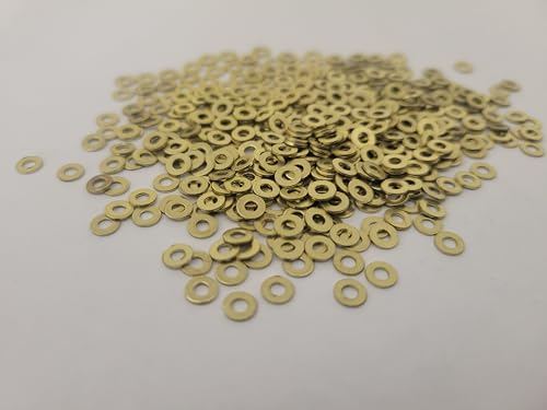 Brass Spoke Washers - 500 Piece Bag - Brass Spoke Head Washers
