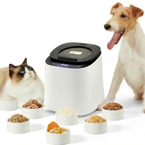 COZIWOW Pet Food Maker & Processor, One-Touch Jerky/Wet/Dry Food/Paste Cooker with 25-Min Fast Mode, Large Capacity & Quick Dry Cleaning, Ideal for Busy Pet Parents & Multi-Pet Families