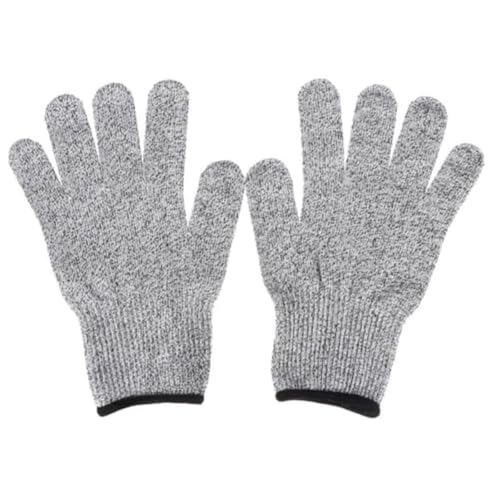 Par De Luvas Anti Corte Profissional Proteção Malha Aço Churrasqueiros Cozinha Açougue Segurança de