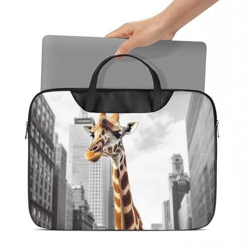 Bolso para laptop mujer y hombre 15.6" impermeable cuero ligero miniatura 2