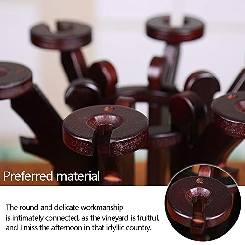 Soporte para botellas de vino de madera HYUWANGYU miniatura 5