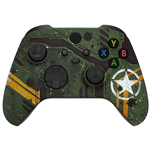 Image of Custom Controllerzz Wireless Controller for Microsoft Series X /S & One - Custom Soft Touch Feel - Custom Series X /S Controller (X /S WWII v2)