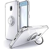 Silverback Galaxy J7 2018 Case Clear with Ring Kickstand, Protective Soft TPU Shock -Absorbing...
