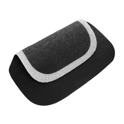 Alfombrilla para coche delantera resistente negra protectora de suelo textil