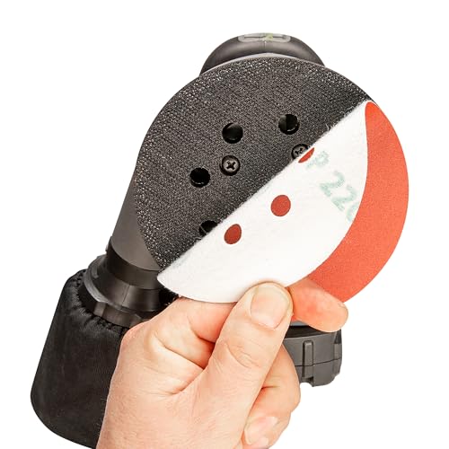 Genesis G20MAX Cordless Orbital Sander 20V 5 in. with Dust Bag, 6000 to 12,000 OPM Sandpapers, Battery, and Charger (GLROS20B) thumbnail 3