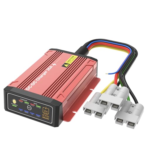 Waterproof MPPT DC-DC Battery Charger (12V 25A)