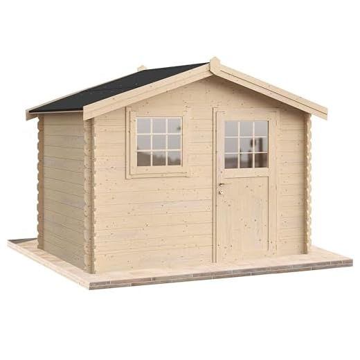 Casetta Da Giardino In Legno Mod. Renoir 3x2 M Casetta In Legno Sp 25mm 6mq, Ideale Per Rimessa Attrezzi, Deposito, Capanno, Box Per Esterno, Made In Italy (con pavimento)