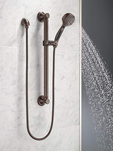 Delta Faucet 9-Spray ADA-Compliant Slide Bar Hand Held Shower with Hose, Venetian Bronze 51900-RB