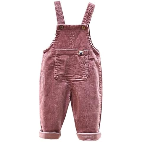 AOOPOO Adjustable Corduroy Suspender Dungarees Cover