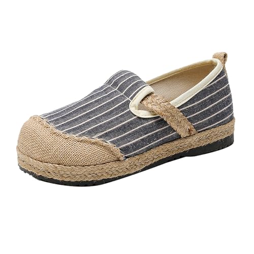 Chaussures de santé en lin et semelle plate ergonomique premium