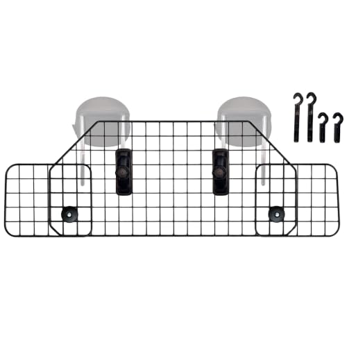 Rejilla para Perros Maletero Barrera Ajustable Reposacabezas Speedwellstar | Rejilla de acero resistente, ajustable 90–140 cm x 40–56 cm. Compatible con reposacabezas estándar de 2 barras metálicas