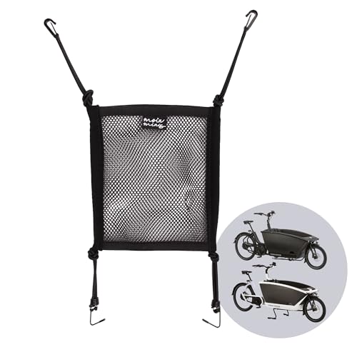moin minis Gepäcknetz für Urban Arrow Family Lastenrad Fahhrad Cargo Bike Netz Gumminetz Ersatz für Fahrradtasche oder Fahrradkorb