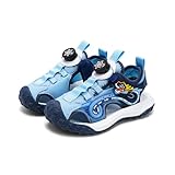 Sandalias cerradas para niños, trekking, senderismo, verano, exteriores, transpirables, 28-41 EU, 666 Azul Luna, 39 EU