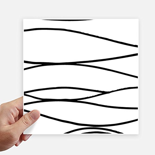Sticker carré 20 cm multicolore pour customisation pc portable et mur - 2