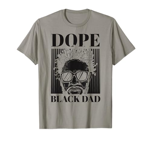 Dope Black Dad Afroamerikanischer Vater T-Shirt