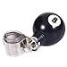 Bashineng Suicide Knob 8 Ball Steering Wheel Spinner Round Turning Driving Power Handle Universal Fit Most Vehicles Cars Trucks Tractors Mowers Forklifts Boat Golf Carts (Black)