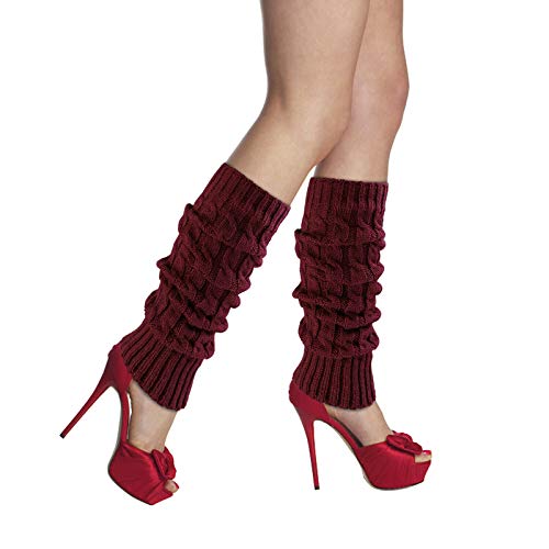 HZMM Damen Frauen Winter Crochet Stricken Stulpen Beinstulpen Frauen Boot Cuffs Warmer Knit Leg Strümpfe Mädchen Stiefel Boot Abdeckung Für Winterwärmer Cover