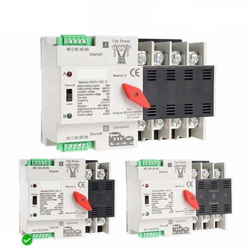 Commutateur ATS W2R 110V 100A pour éviter les coupures de courant et protéger la maison