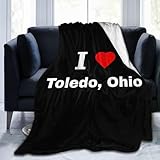 I Love Toledo, Ohio Throw...