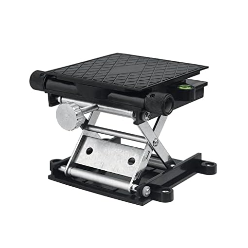 Manual Jack Lift, Portable Lab Jack Scissor Stand Platform, Aluminum