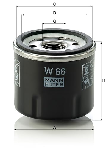 MANN-FILTER, W 66 Ölfilter – Ansicht 3