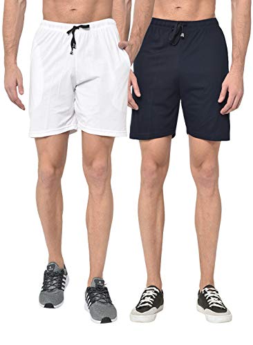 Image of Mack Jonney Cotton Blended Multi Shorts for Men (Pack of 2)-D11 0002-P