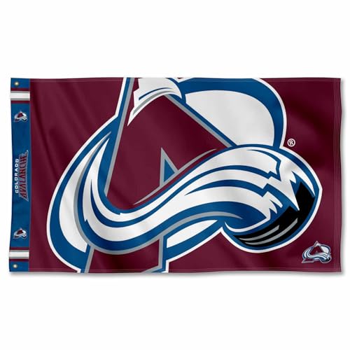 Colorado Avalanche Printed Header 3x5 Premium Banner Flag
