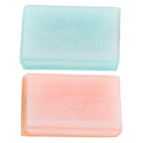 NOLITOY 2pcs Baby Bath Sponge Brush Scalp Massager Soft Shampoo Brush for Newborns Scalp Scrubbing