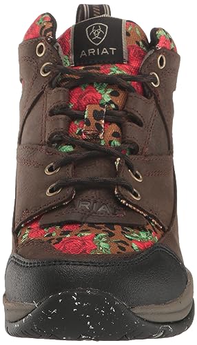 ARIAT Women's Terrain Eco Boot - Java/Leopard Roses, 5.5 Medium