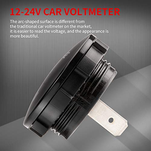image for DaierTek DC 12V 24V Display Automotive Replacement Voltmeter Gauge, 12